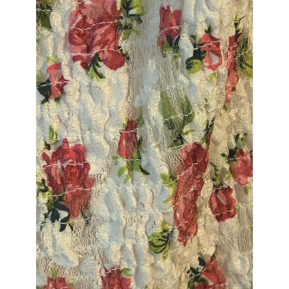 Women Betsey Johnson Goldie Dress Floral Ruffle Babydoll Girly Festival Sz.XL - Picture 5 of 16